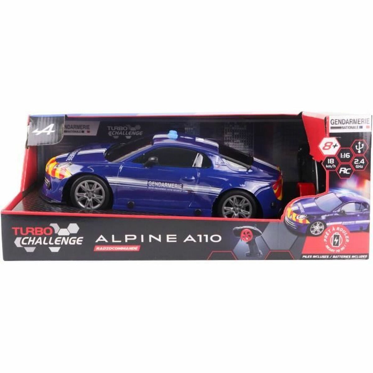 Mașină Radio Control Turbo Challenge Alpine A110 Albastru
