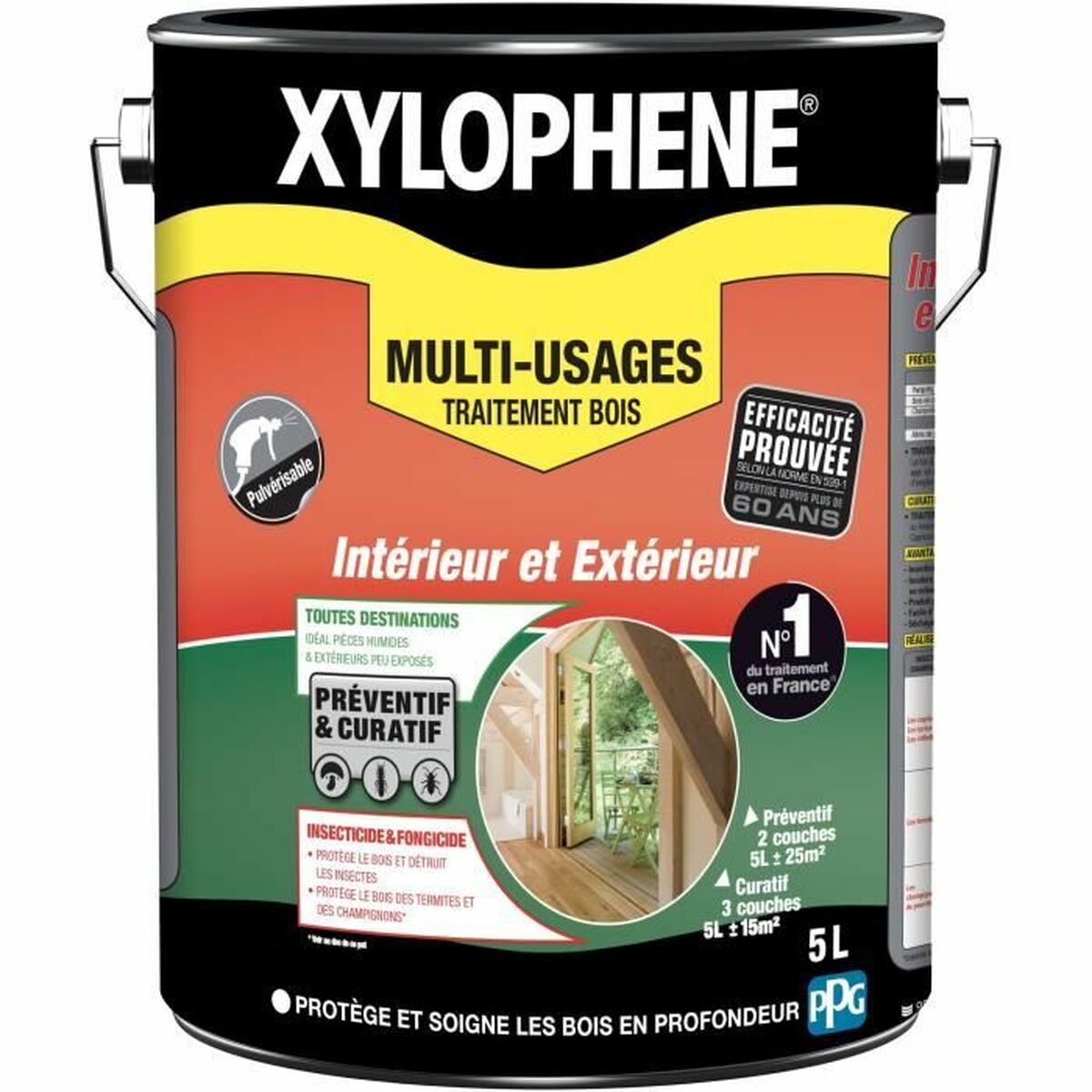 Vopsea de Grund Xylophene Alb Transparent 5 L