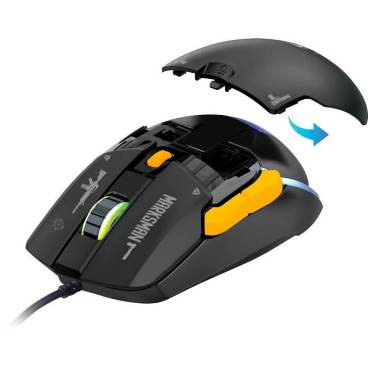 Mouse Yenkee MARKSMAN - YMS 3600BK Negru 3600 DPI