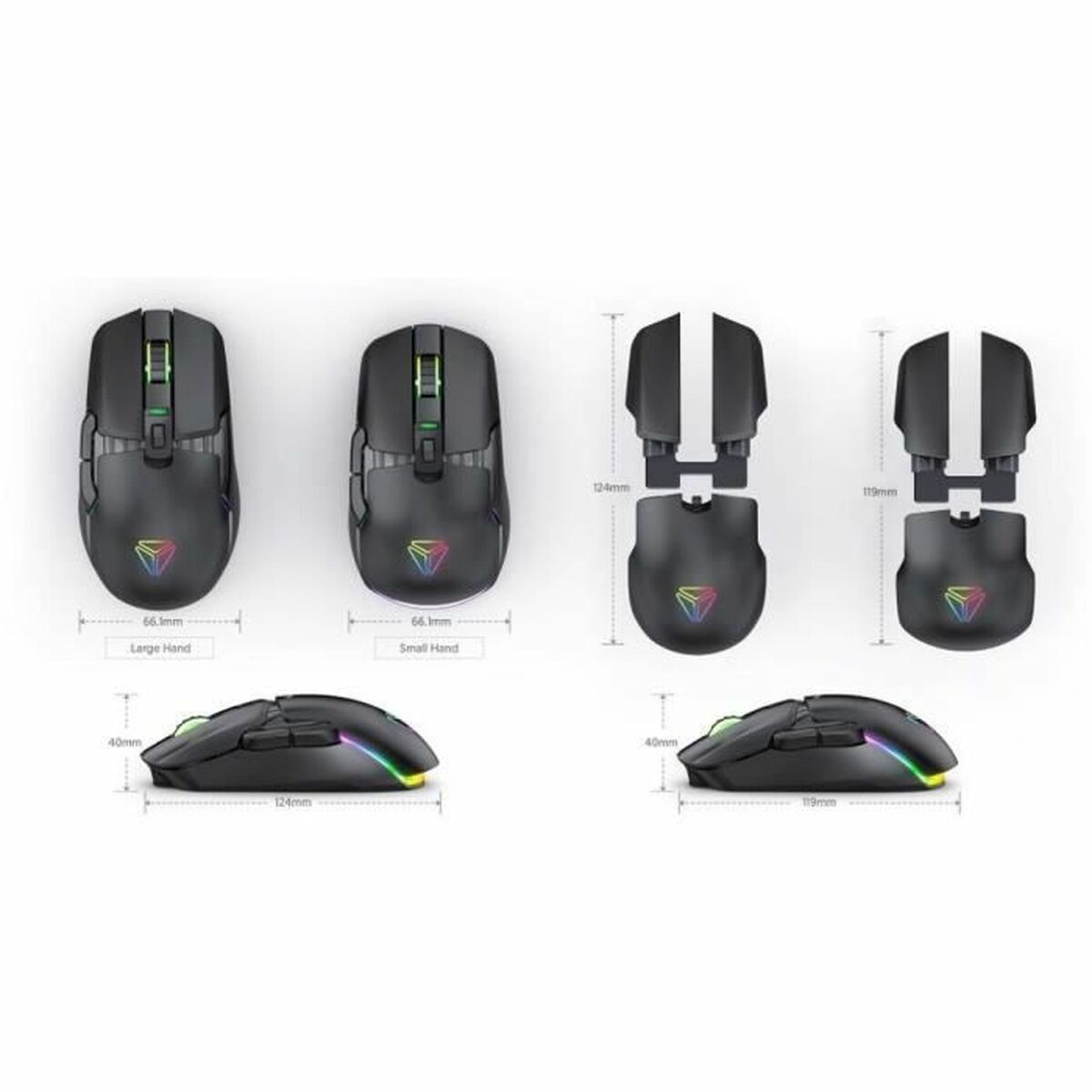 Mouse Yenkee MARKSMAN - YMS 3600BK Negru 3600 DPI