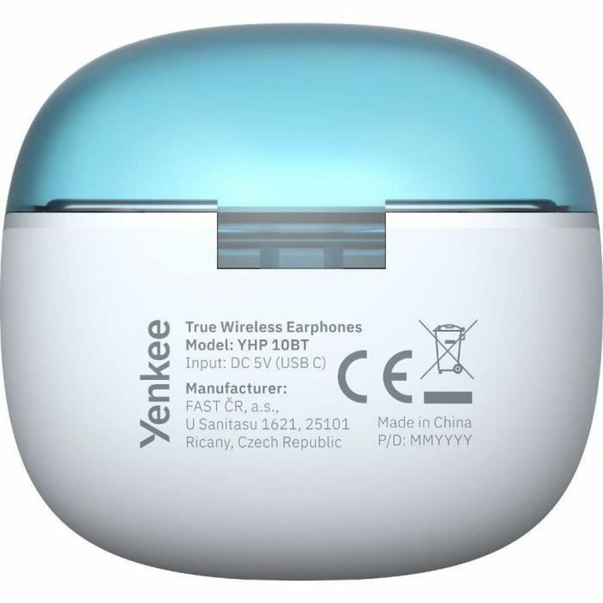 Căști Yenkee EVEPLAY TWS - YHP 10BT Alb