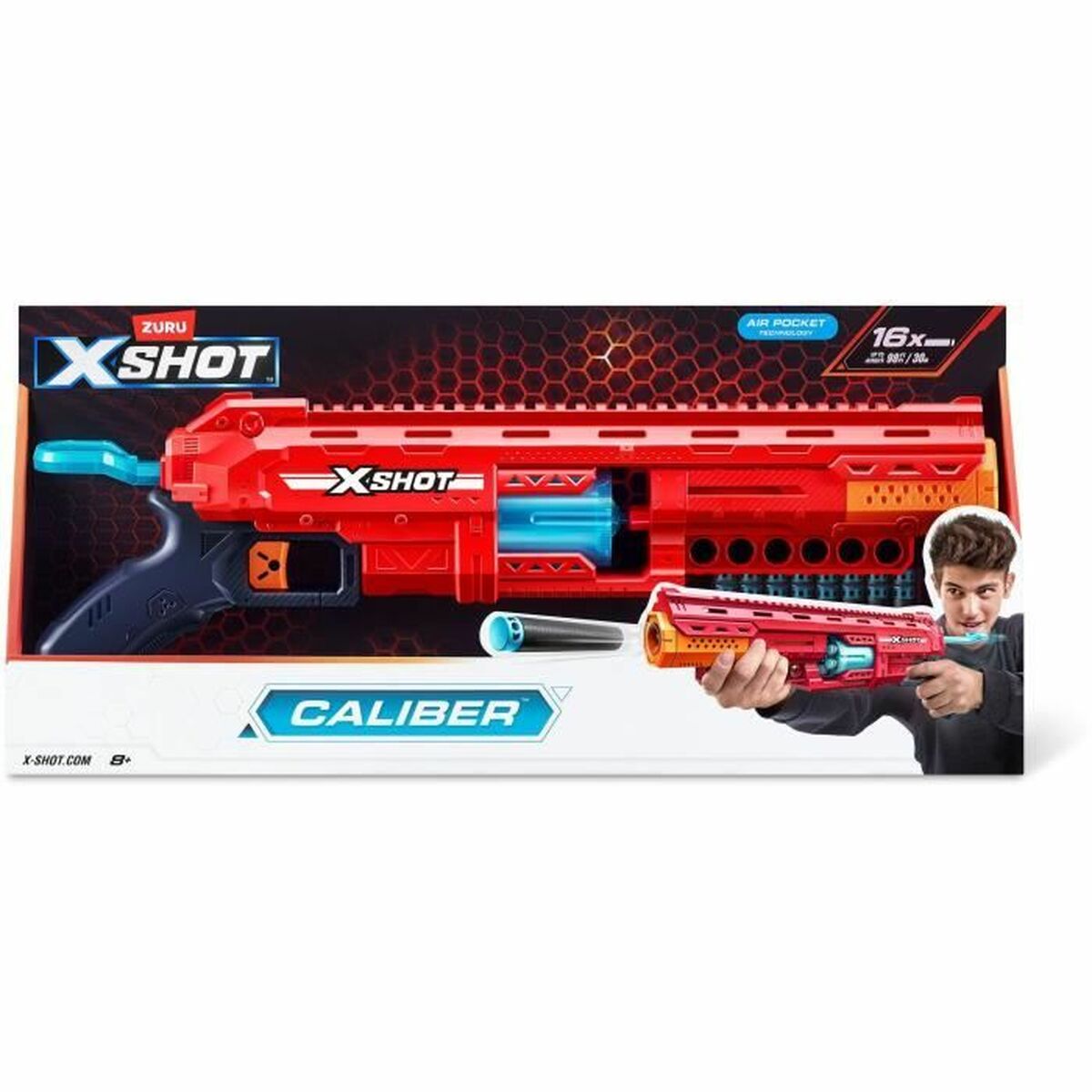 Pistol cu Săgeți Zuru X-SHOT Caliber 23 x 50 x 7 cm