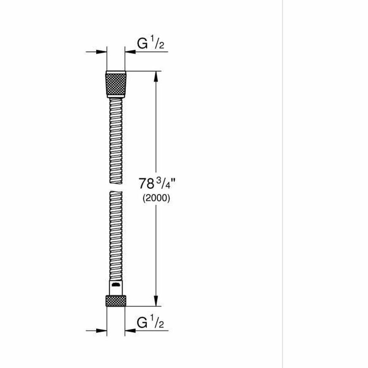 Cap de duș Grohe Gri Chrome Metal