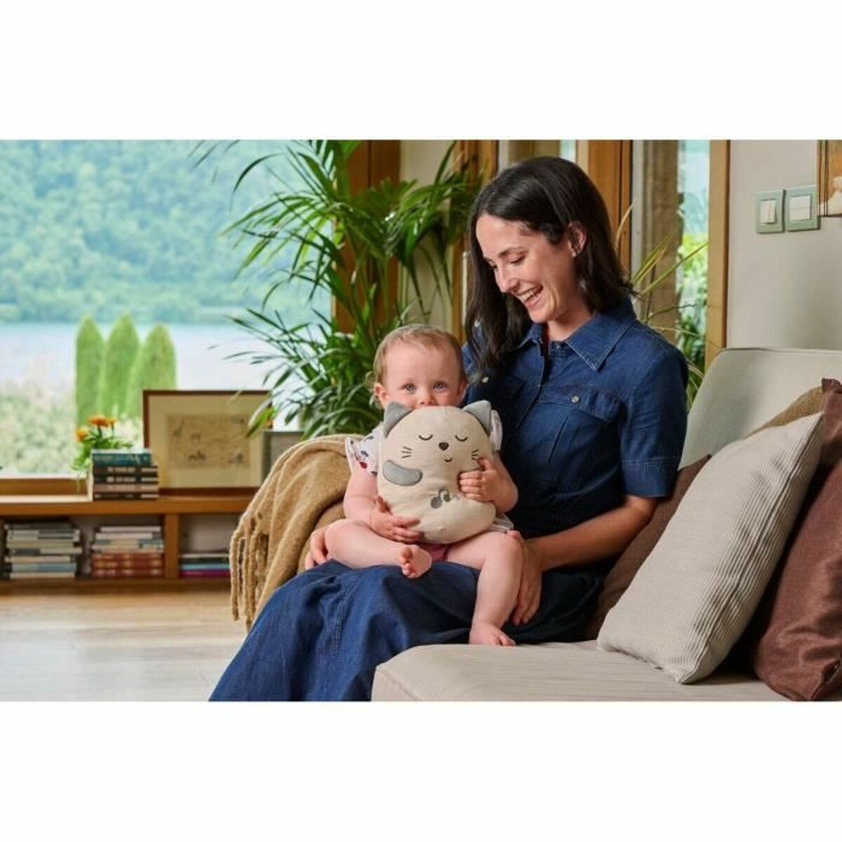 Jucărie de Pluș cu Sunet Chicco Cric Alb