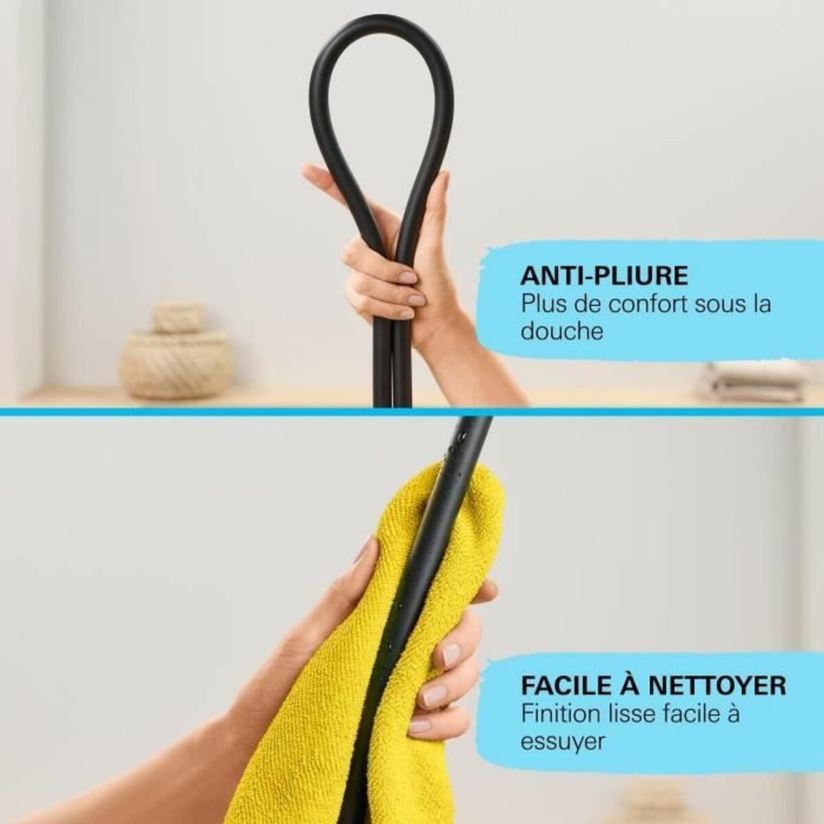 Cap de duș Grohe Negru