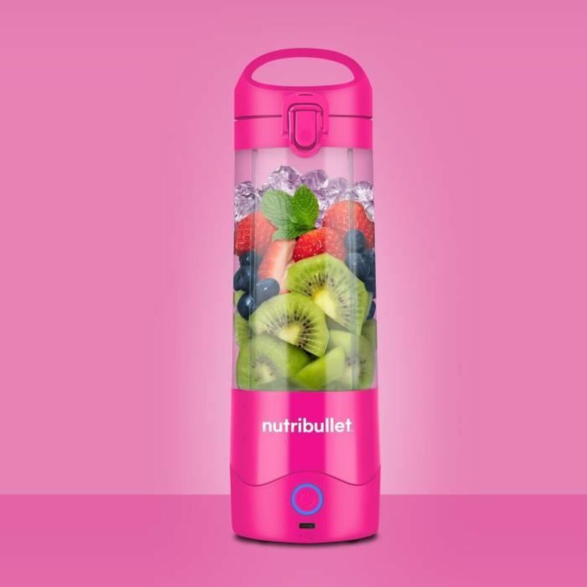 Mixer cu Pahar Nutribullet Roz 475 ml