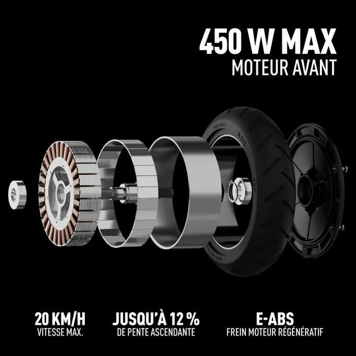 Trotinetă Electrică Segway Negru 450 W 20 km/h