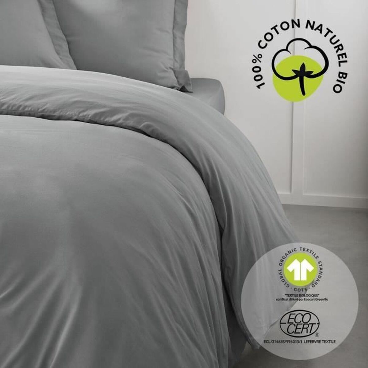 Set husă de pătură TODAY Gri 240 x 260 cm