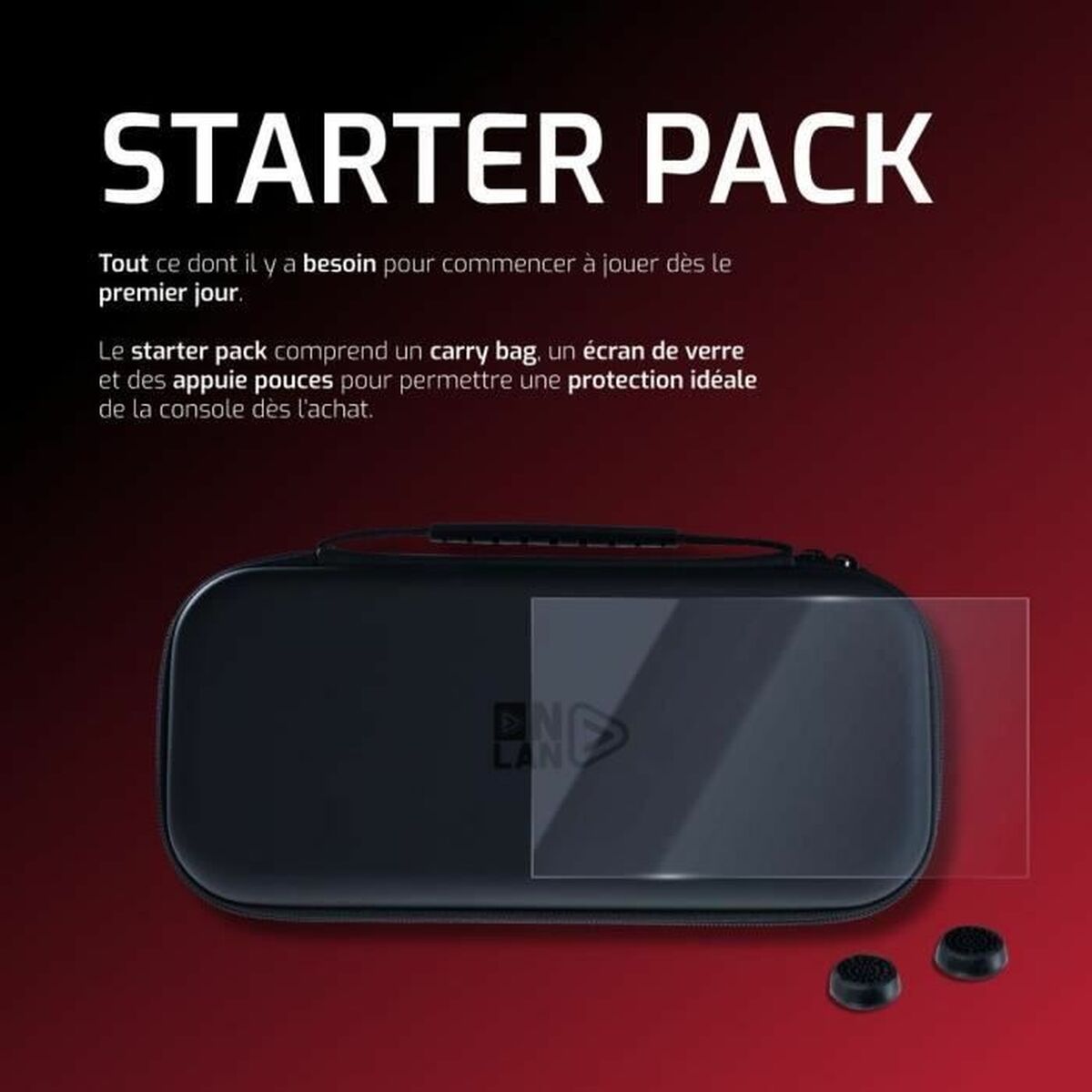 Carcasă pentru Nintendo Switch Onlan Nintendo Switch 2 Negru