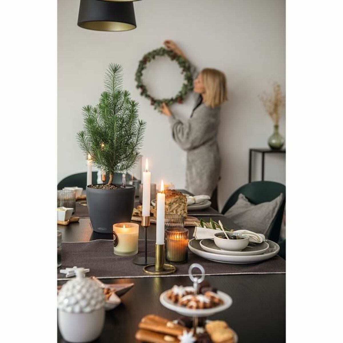 Ghiveci Lechuza Gri polipropilenă Rotund