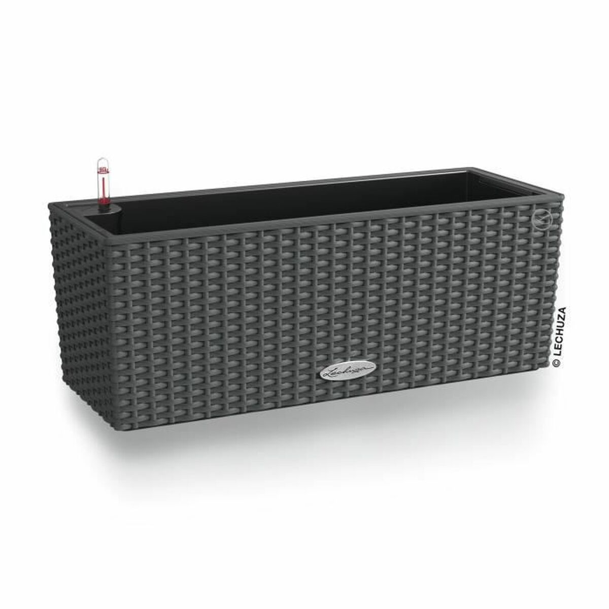 Ghiveci Lechuza Negru Gri polipropilenă