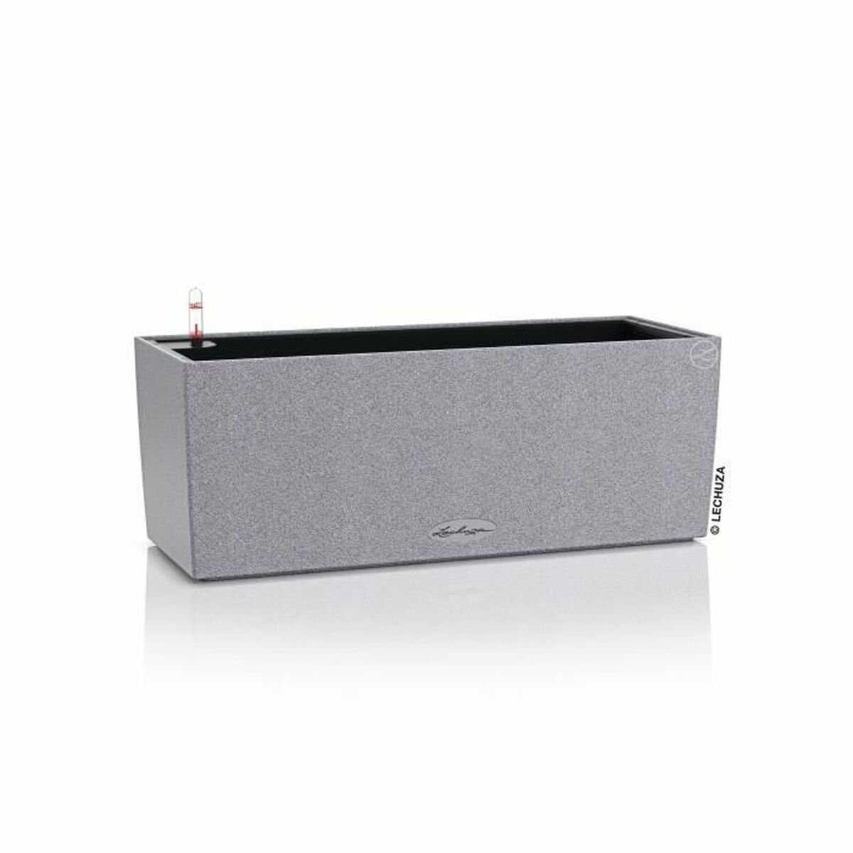 Jardinieră cu auto-udare Lechuza Gri 50 x 19 x 19 cm polipropilenă Dreptunghiular