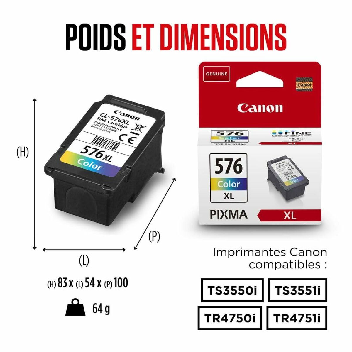 Cartuș cu Cerneală Originală Canon