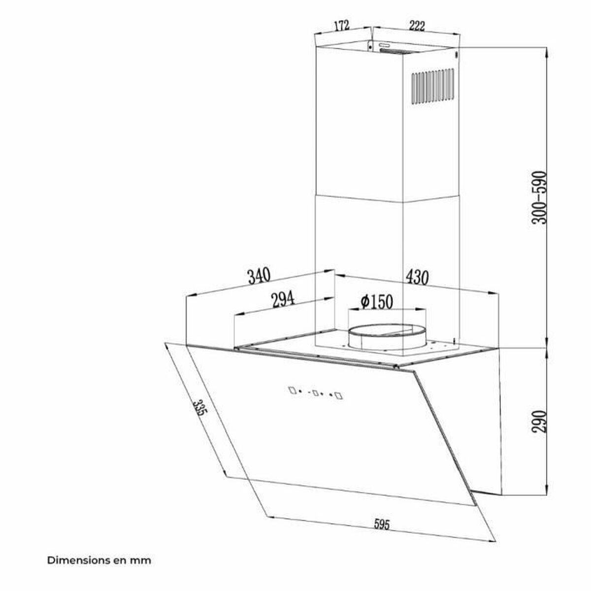 Hotă Convențională Continental Edison