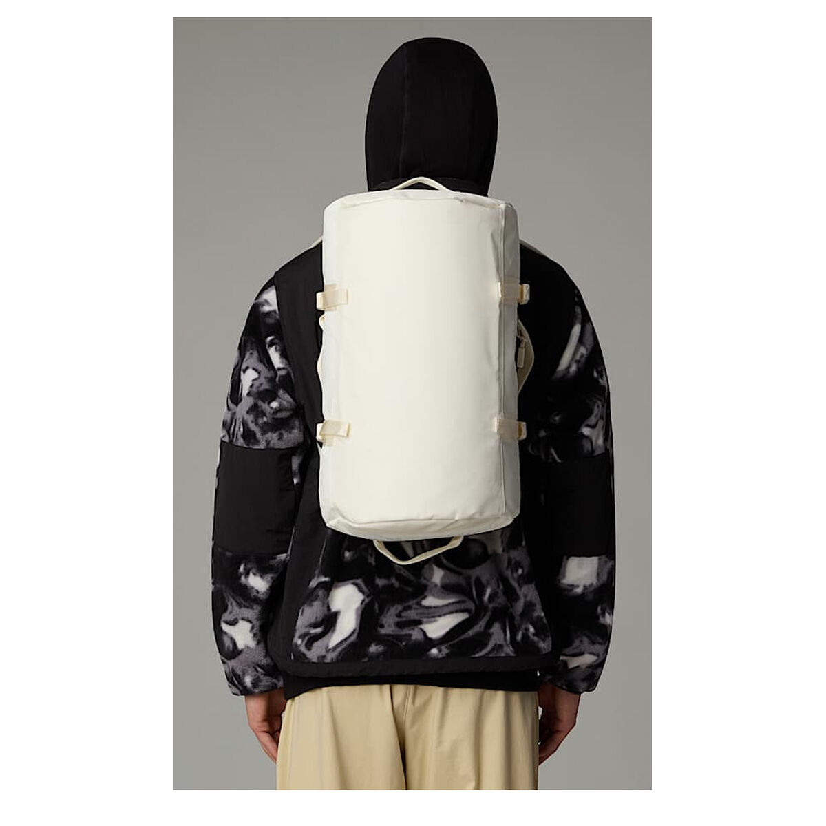 Ghiozdan Smiley Alb Negru