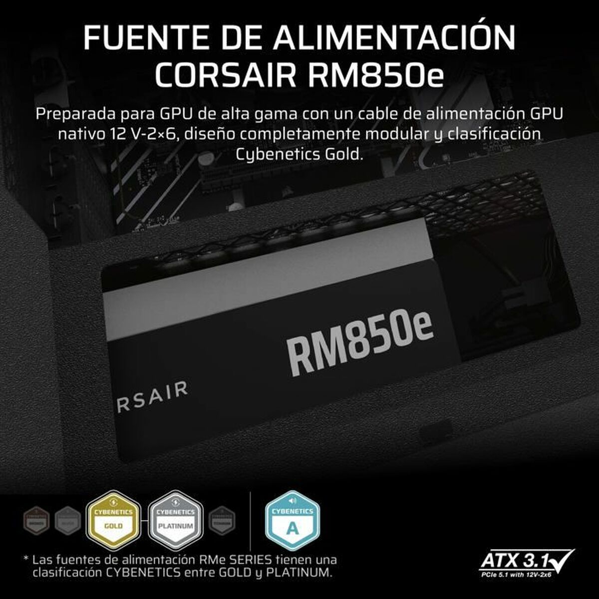 Sursă de Alimentare Corsair 850 W 80 Plus Gold