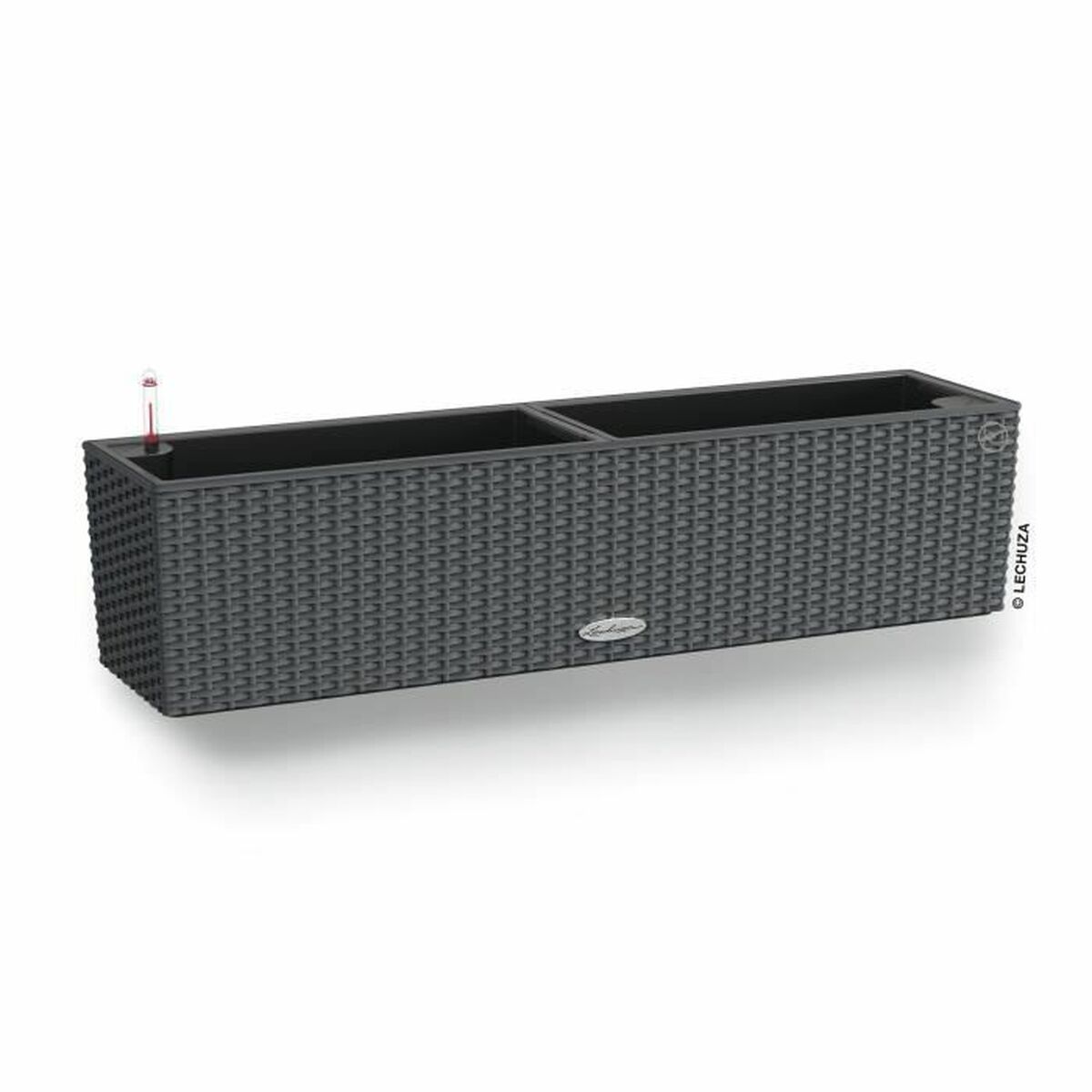 Ghiveci Lechuza Negru Gri polipropilenă