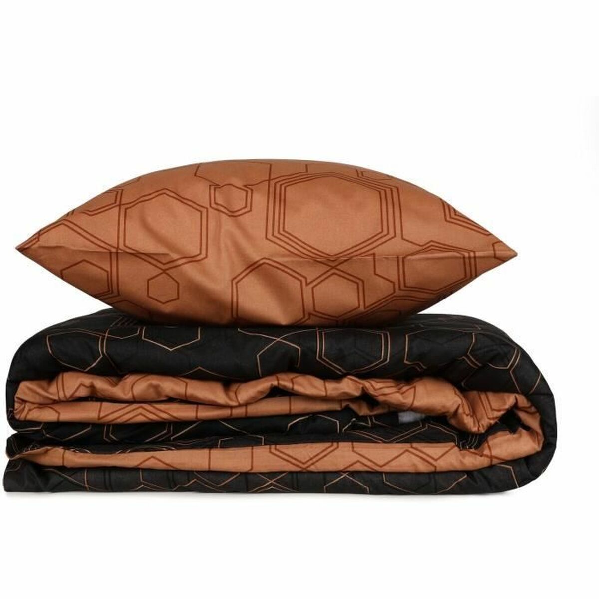 Set husă de pătură Negru 220 x 240 cm