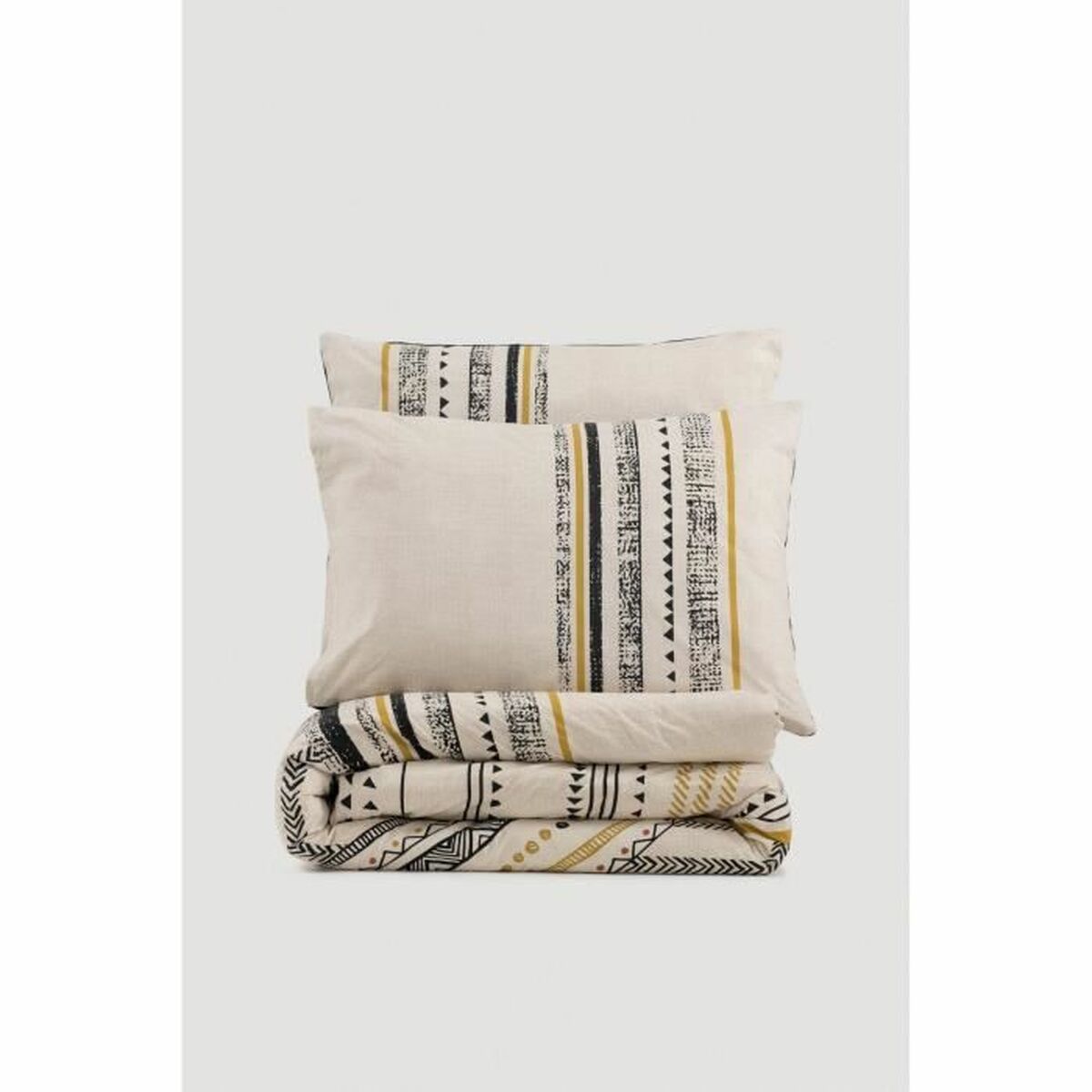 Set husă de pătură Multicolor 220 x 240 cm