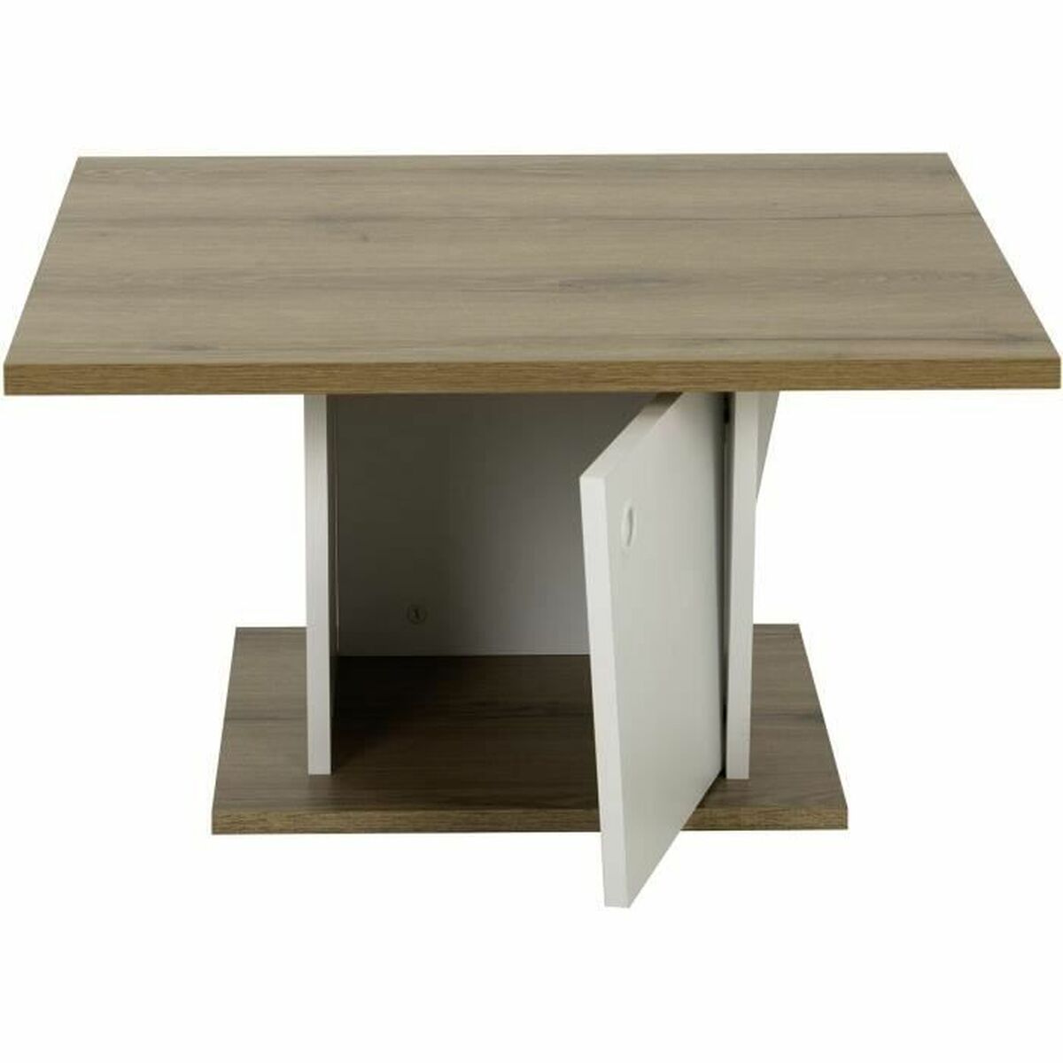 Masa de Cafea Diagone Alb Dub 69 x 69 x 38 cm