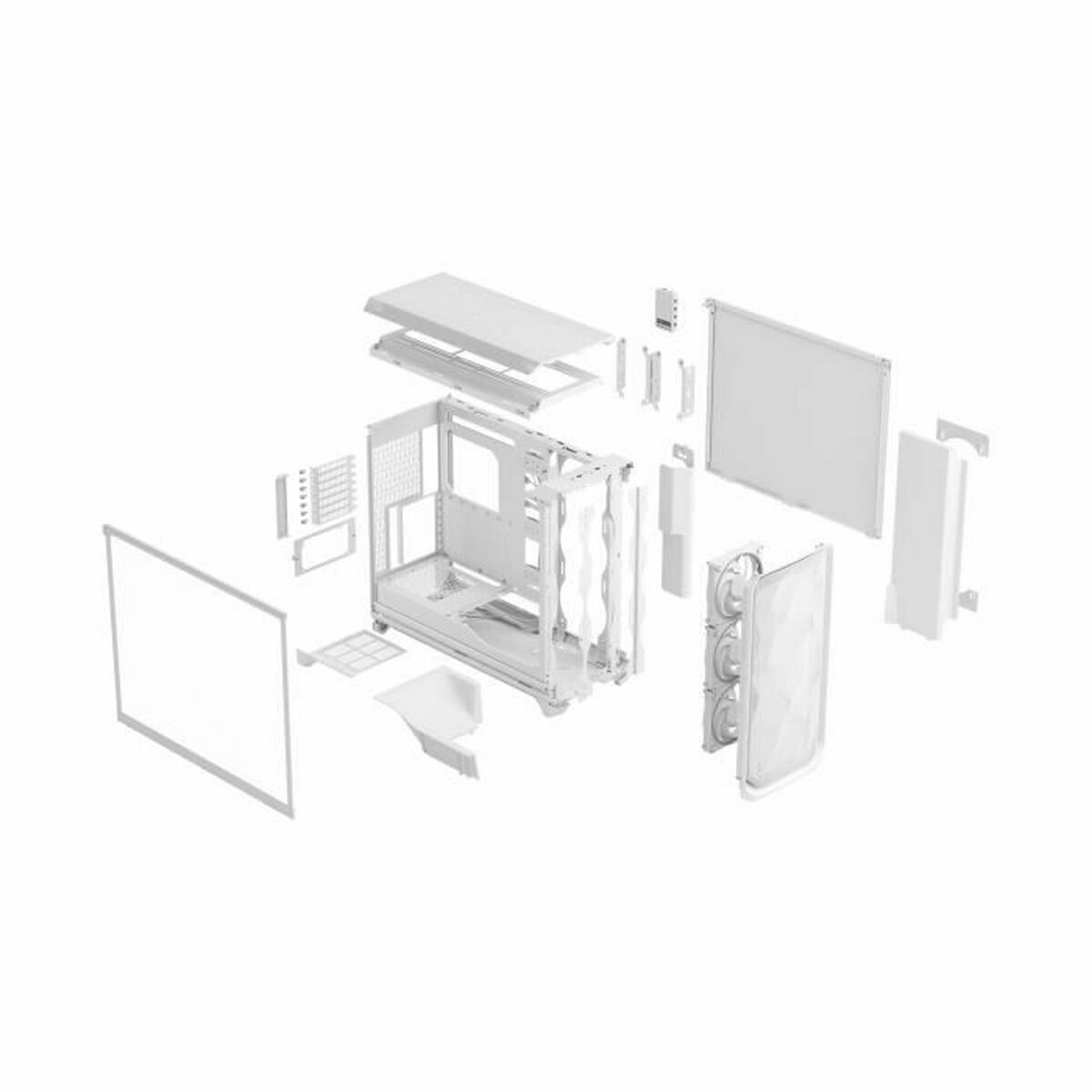 Unitate Semi-tower ATX Fractal Alb