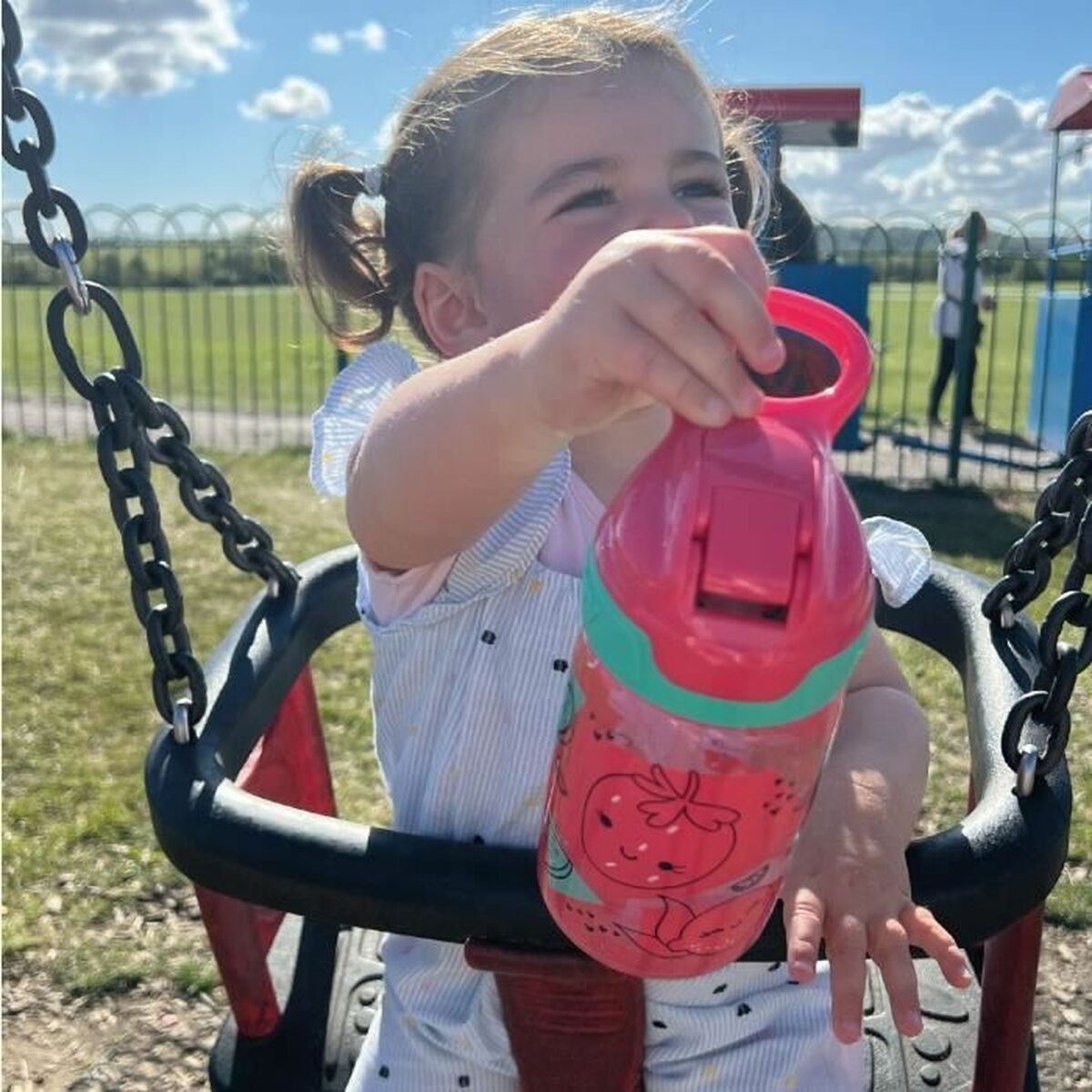 Paharul de învăţare Nûby Roz 360 ml