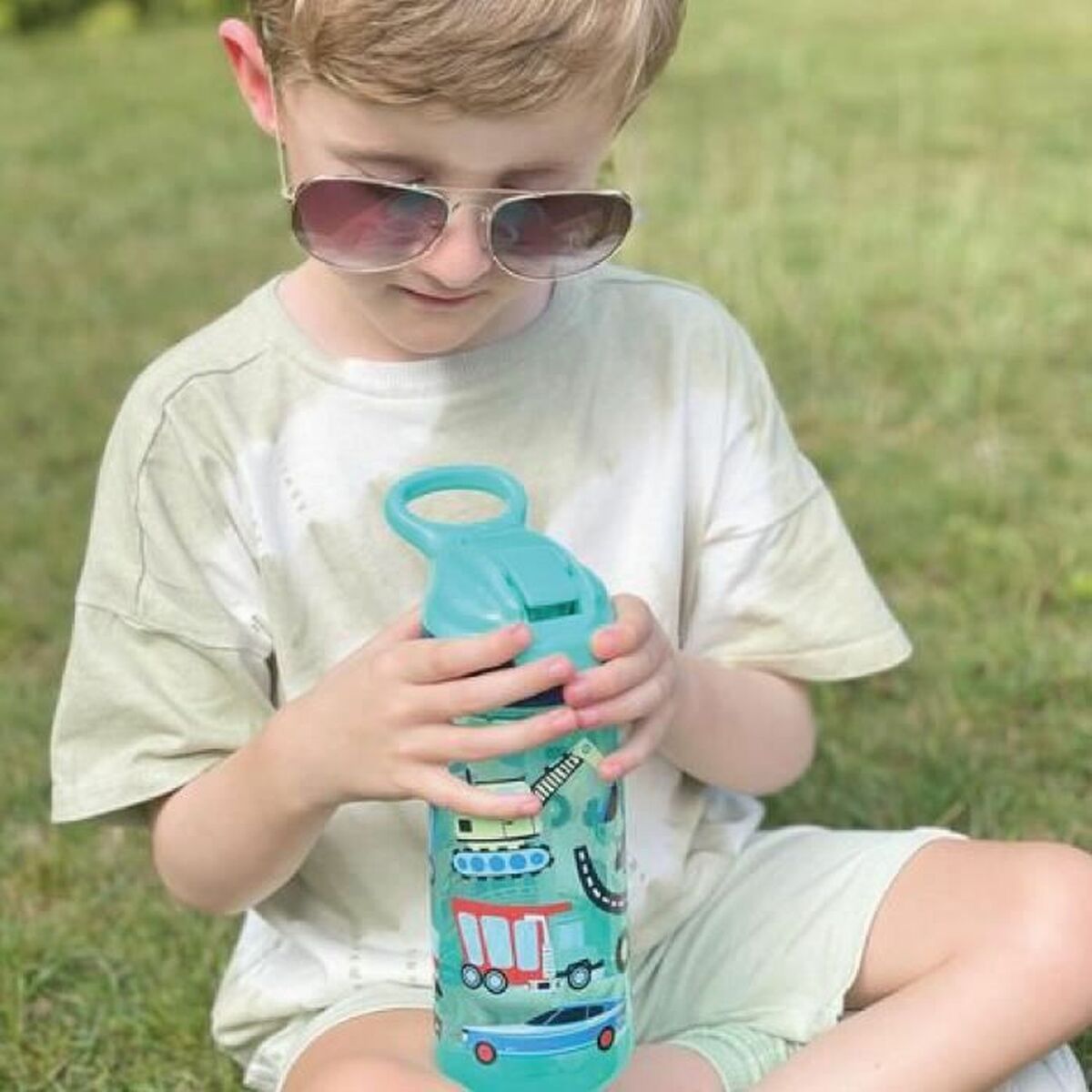 Paharul de învăţare Nûby Albastru 540 ml