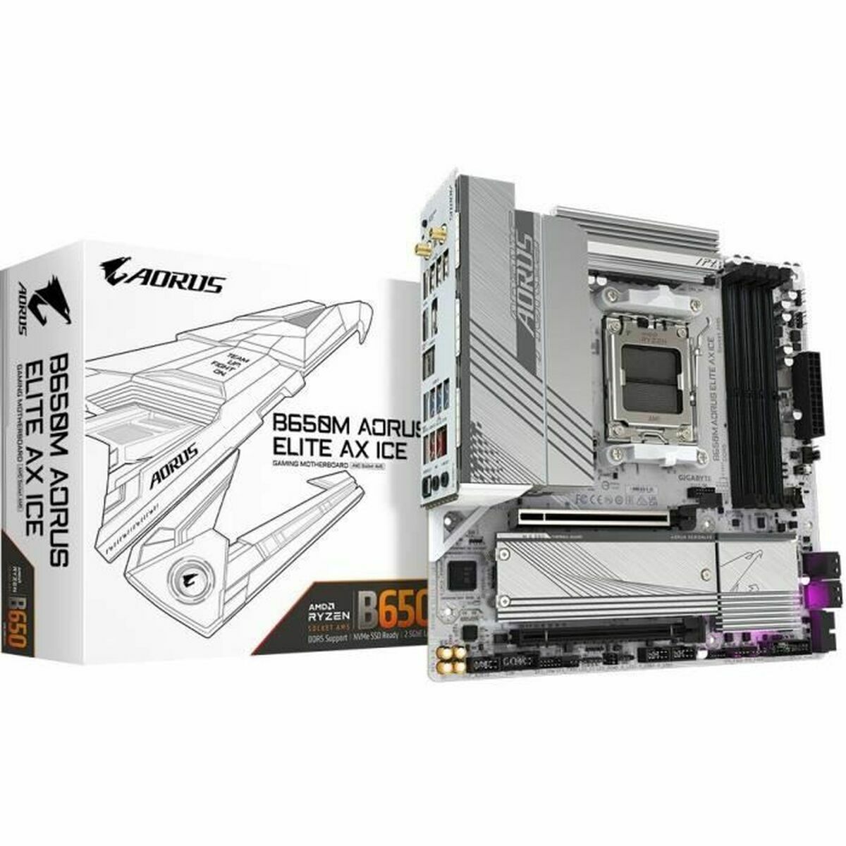 Placă de Bază Gigabyte AMD AM5 AMD B650