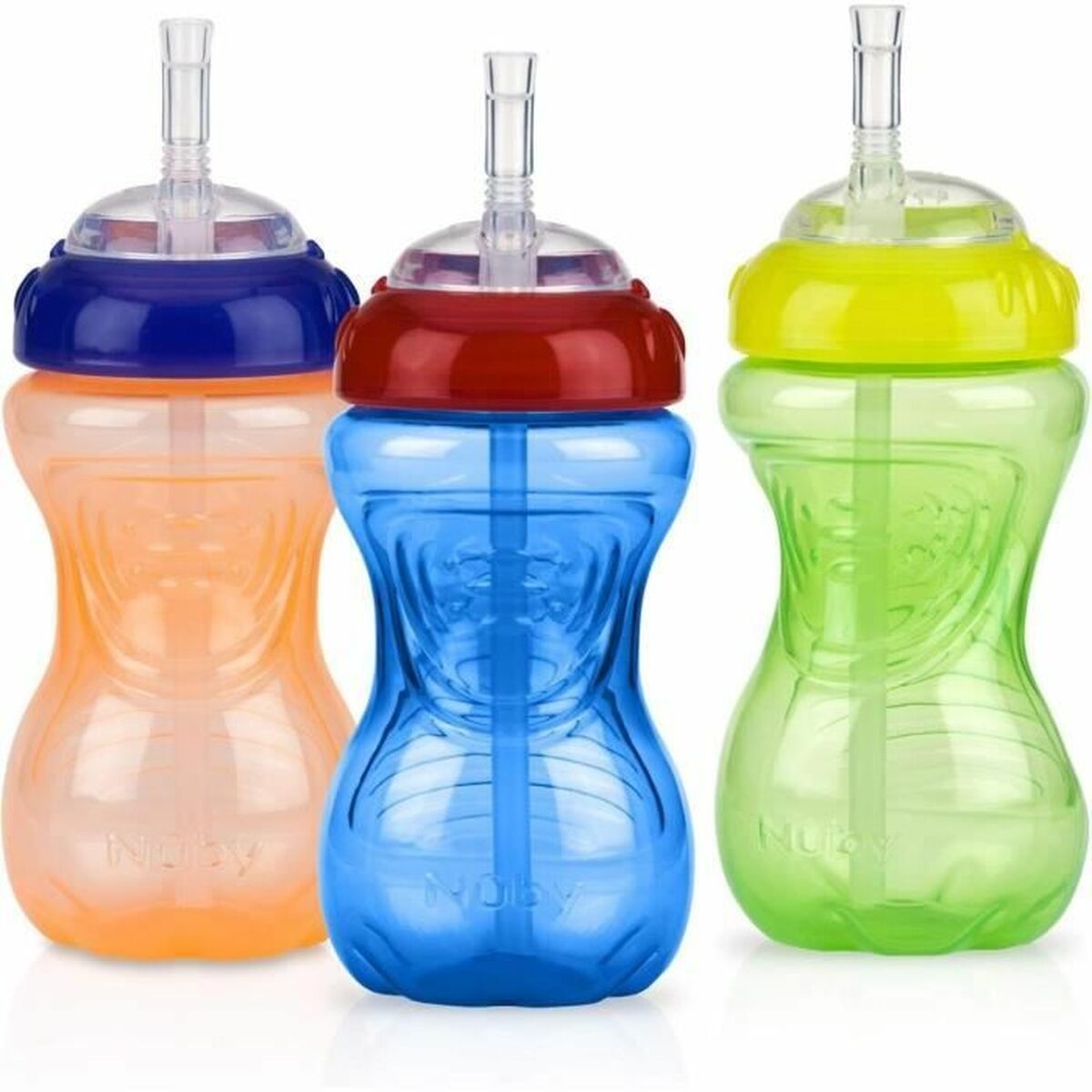 Paharul de învăţare Nûby Multicolor 300 ml 3 Piese
