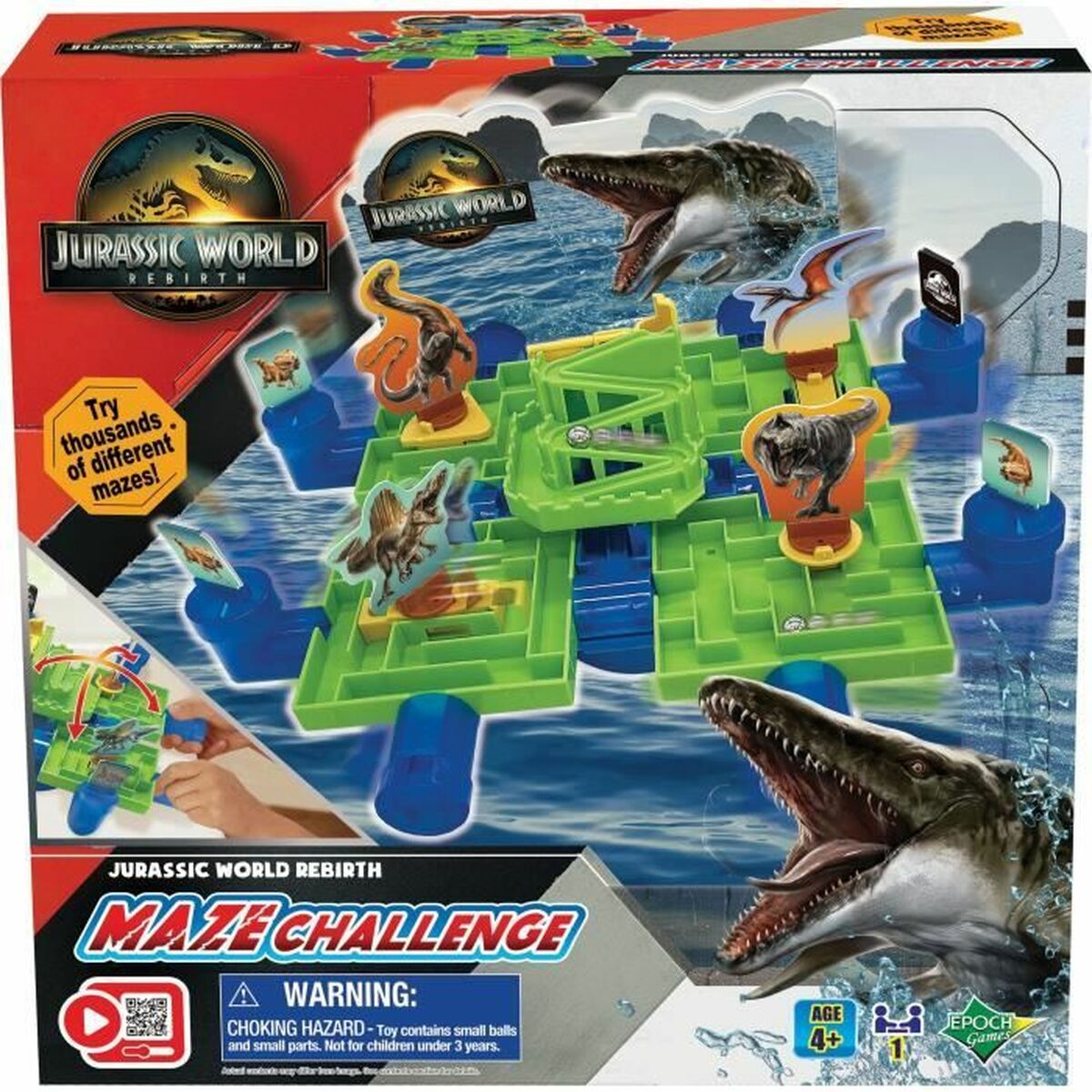 Joc de Masă EPOCH D'ENFANCE Jurassic World Maze Challenge 26 x 10 x 26 cm