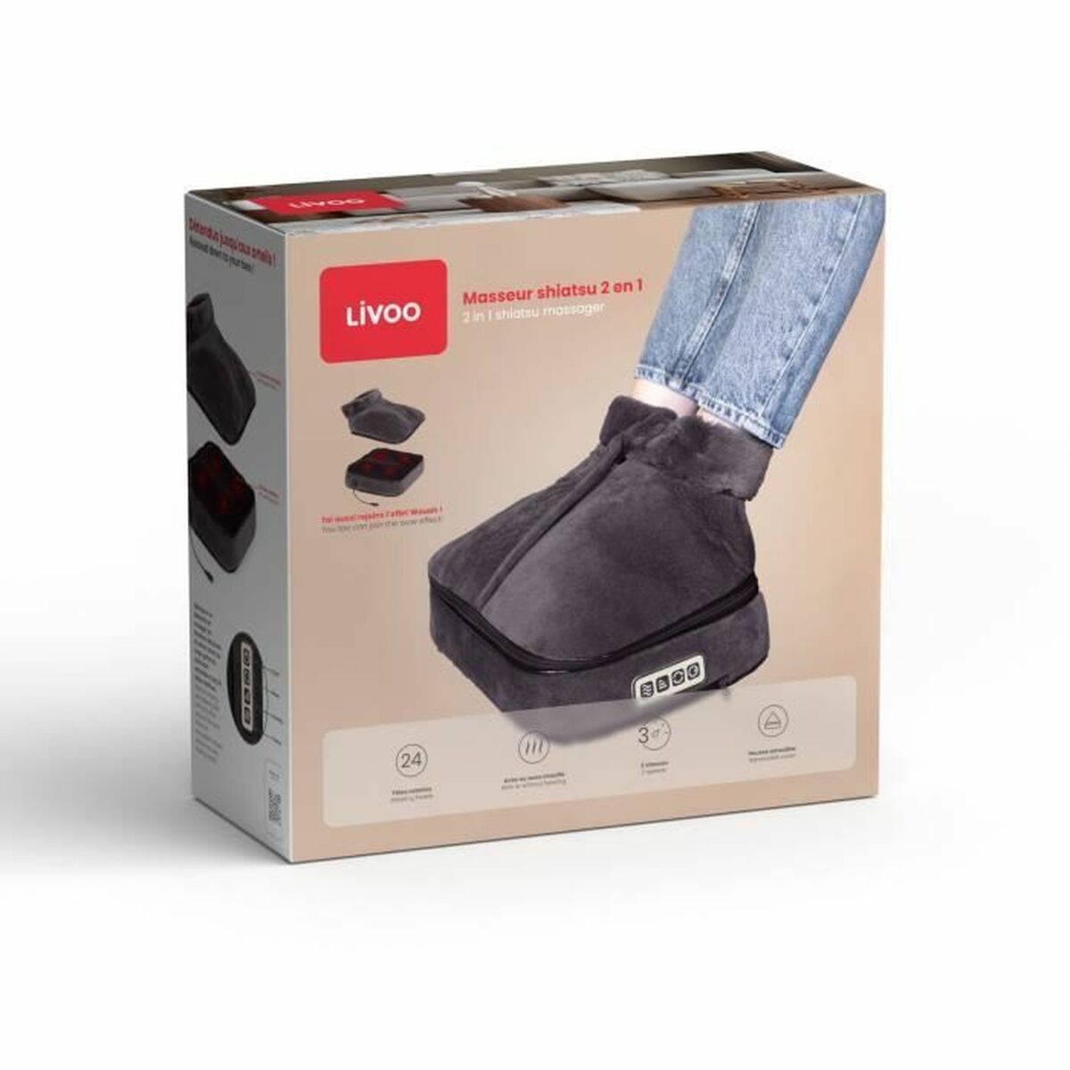 Dispozitiv de Masaj pentru Picioare Livoo DOS204