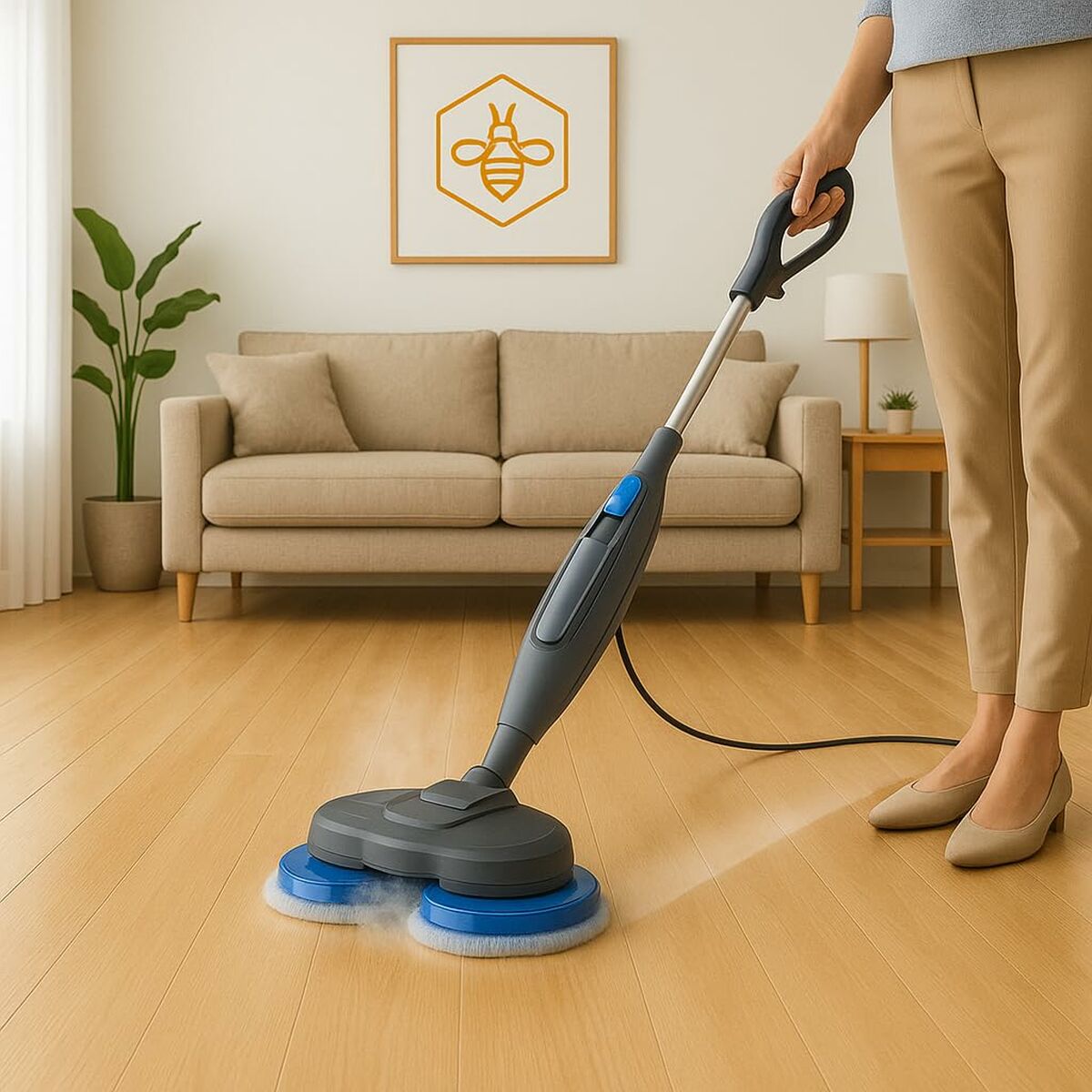 Mop cu Abur EZIclean STEAM WAVE 360 1200 W