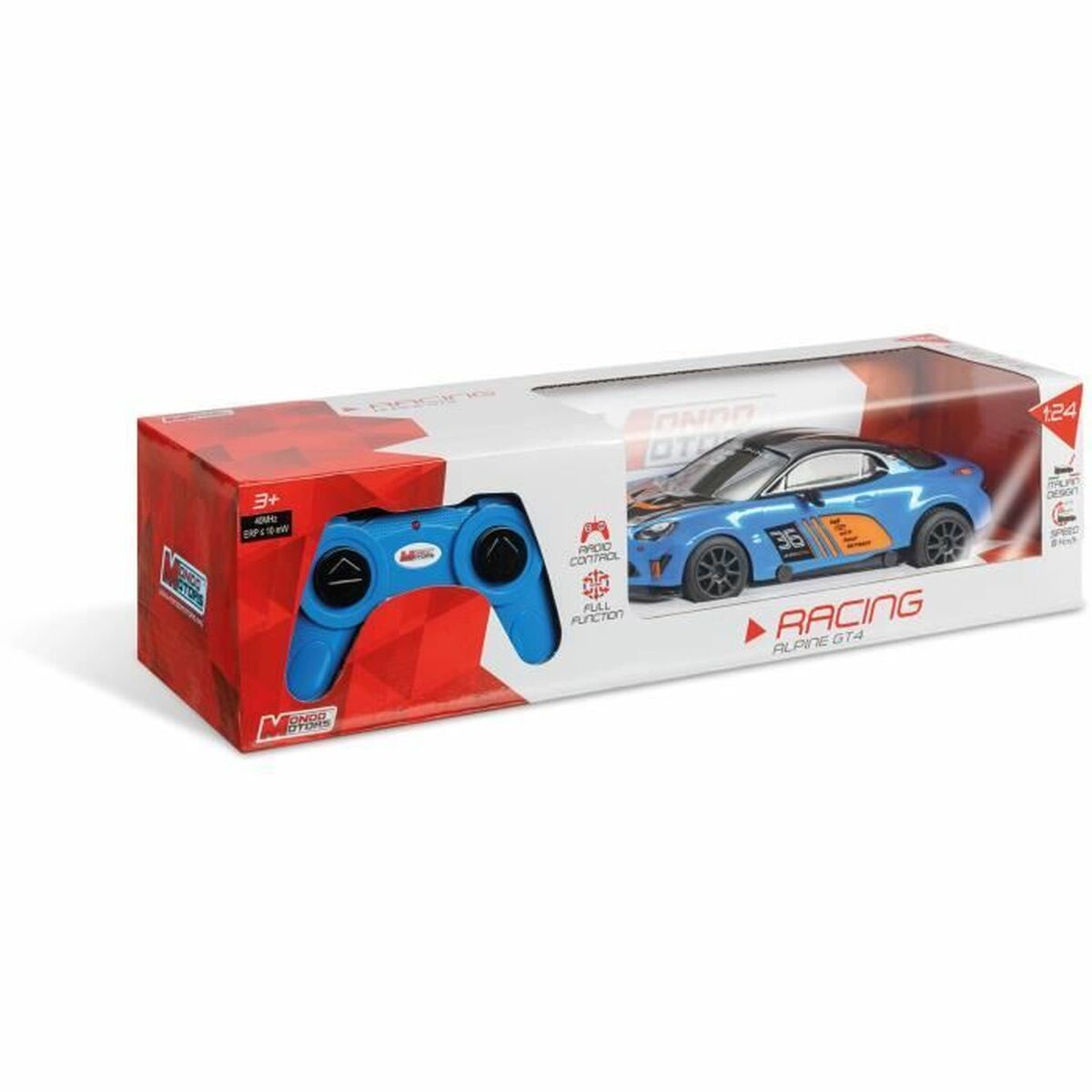 Mașină Radio Control Mondo Alpine A110 GT4 Albastru Turquoise
