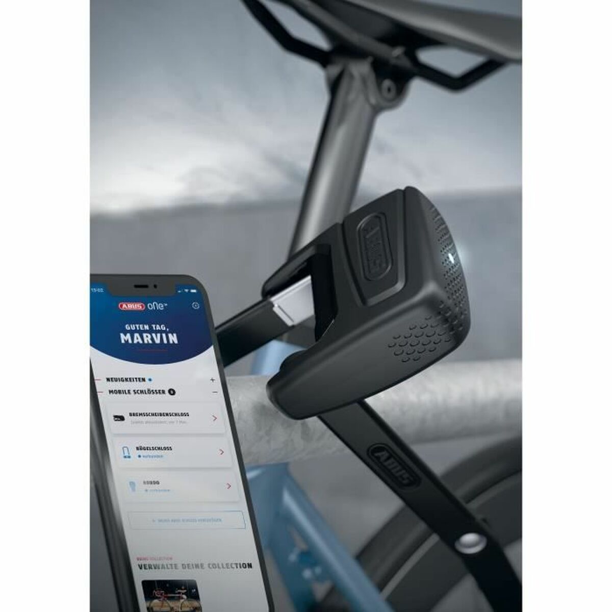 Lacăt antifurt cu alarmă ABUS