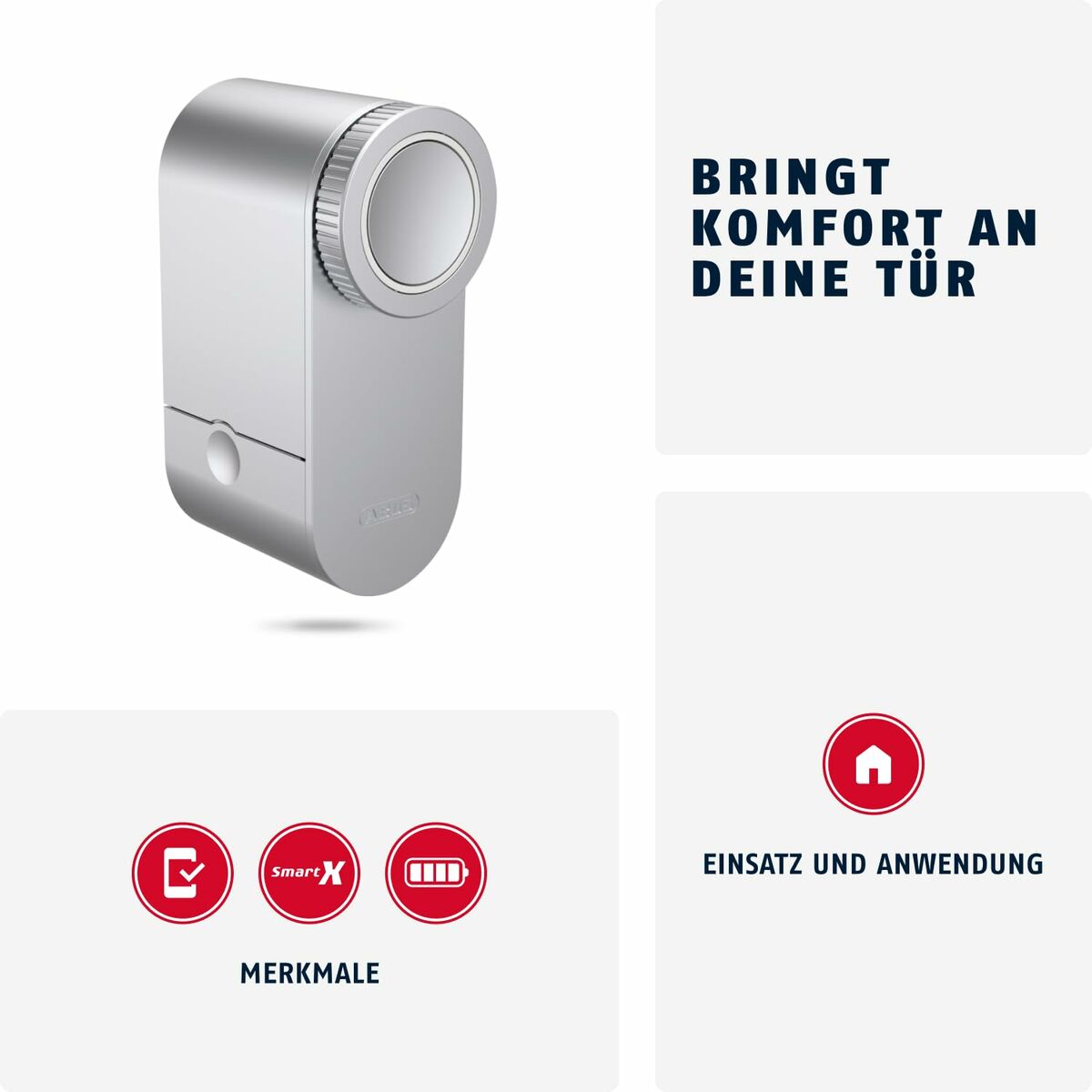 Încuietoare Smart ABUS LOXERIS One CFA4100 S Gri Metal 17 x 9 x 29 cm