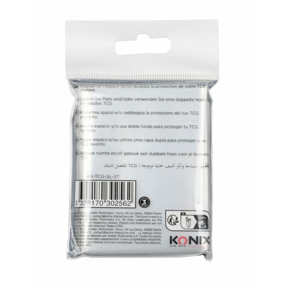 Huse pentru cărți KONIX 100 Unități