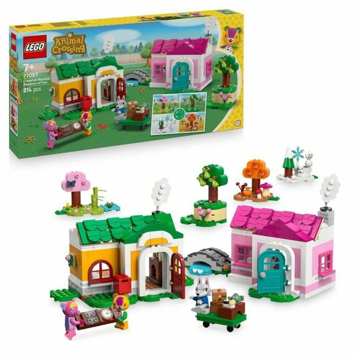 Set de Construcție Lego 77057 Animal Crossing Seasons 814 Piese