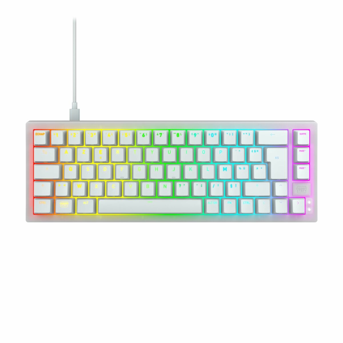 Tastatură și Mouse Cherry CXK5V2RGBCPTTPWHTRFR