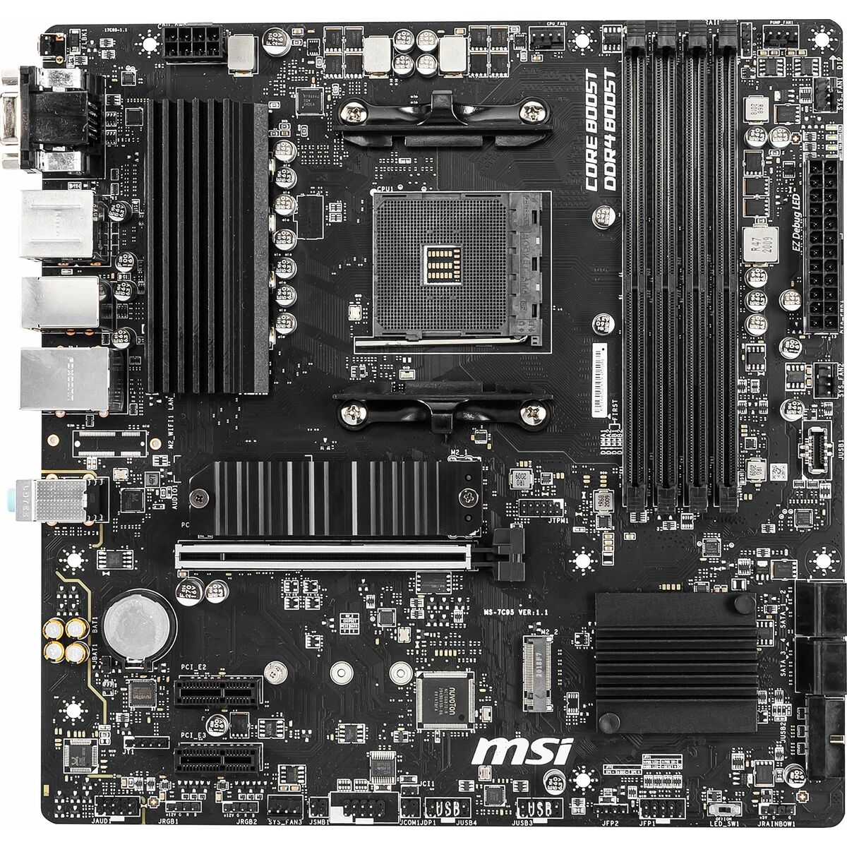 Placă de Bază MSI B550M PRO-VDH AMD B550 AMD AMD AM4