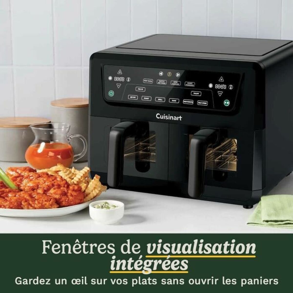 Friteuză cu Aer Cuisinart AFD10XBLE Negru 2400 W 10,4 L