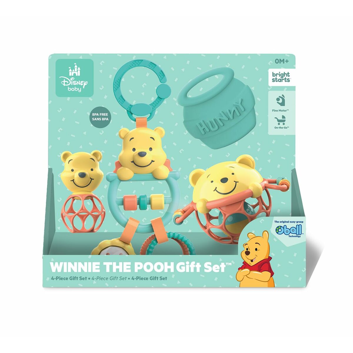 Set de Jucării pentru Bebeluși Disney BABY WINNIE Multicolor 5 Piese