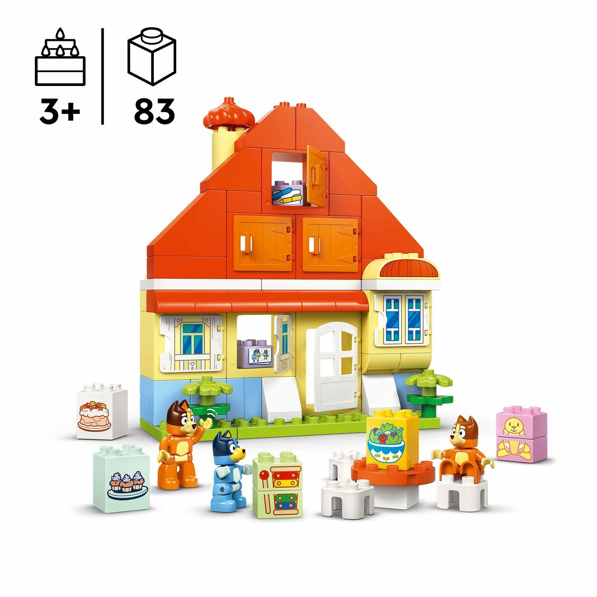 Set de Construcție Lego DUPLO 10459 Bluey's Family House with Memory 83 Piese