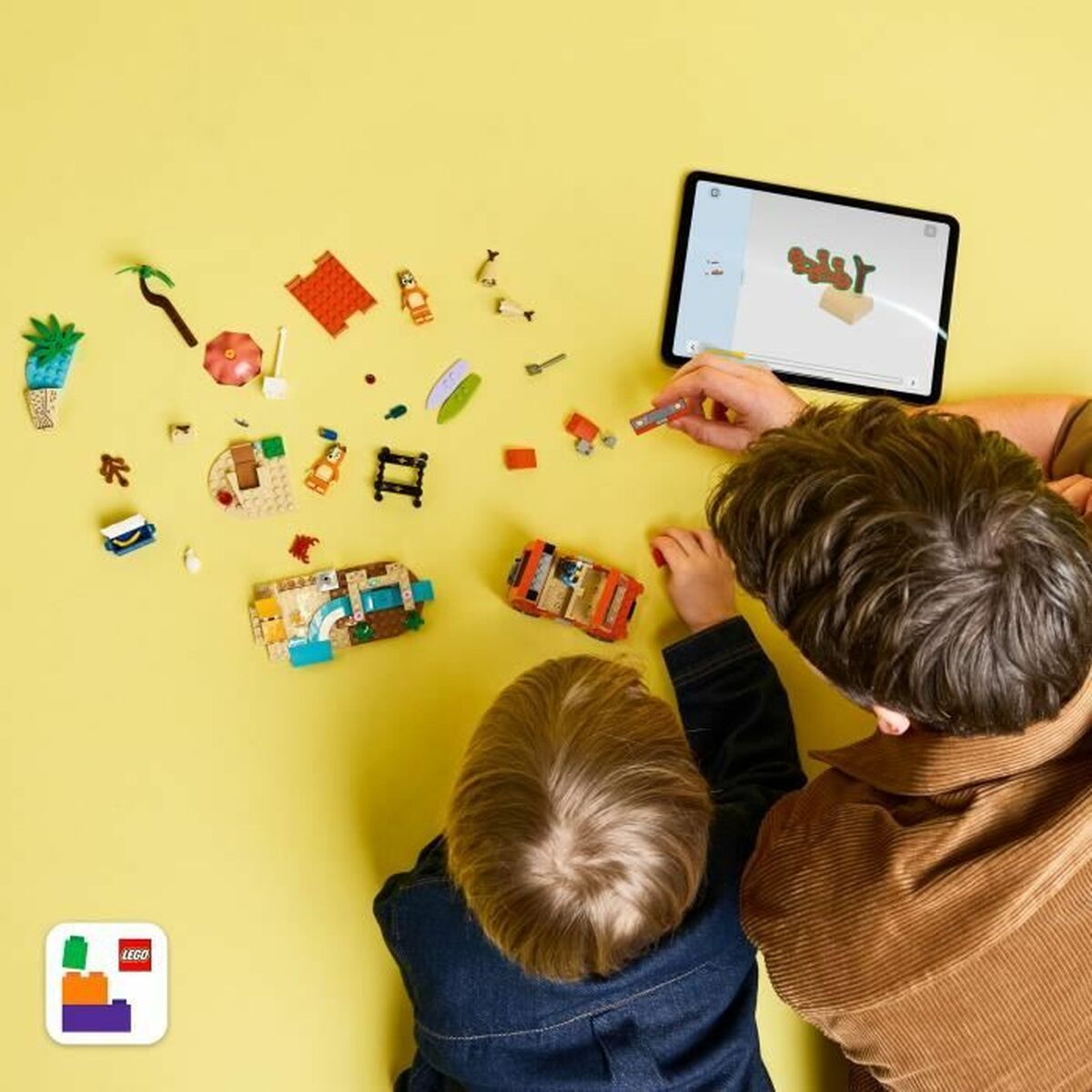 Set de Construcție Lego 11202 Bluey's Beach & Family Car Trip 133 Piese