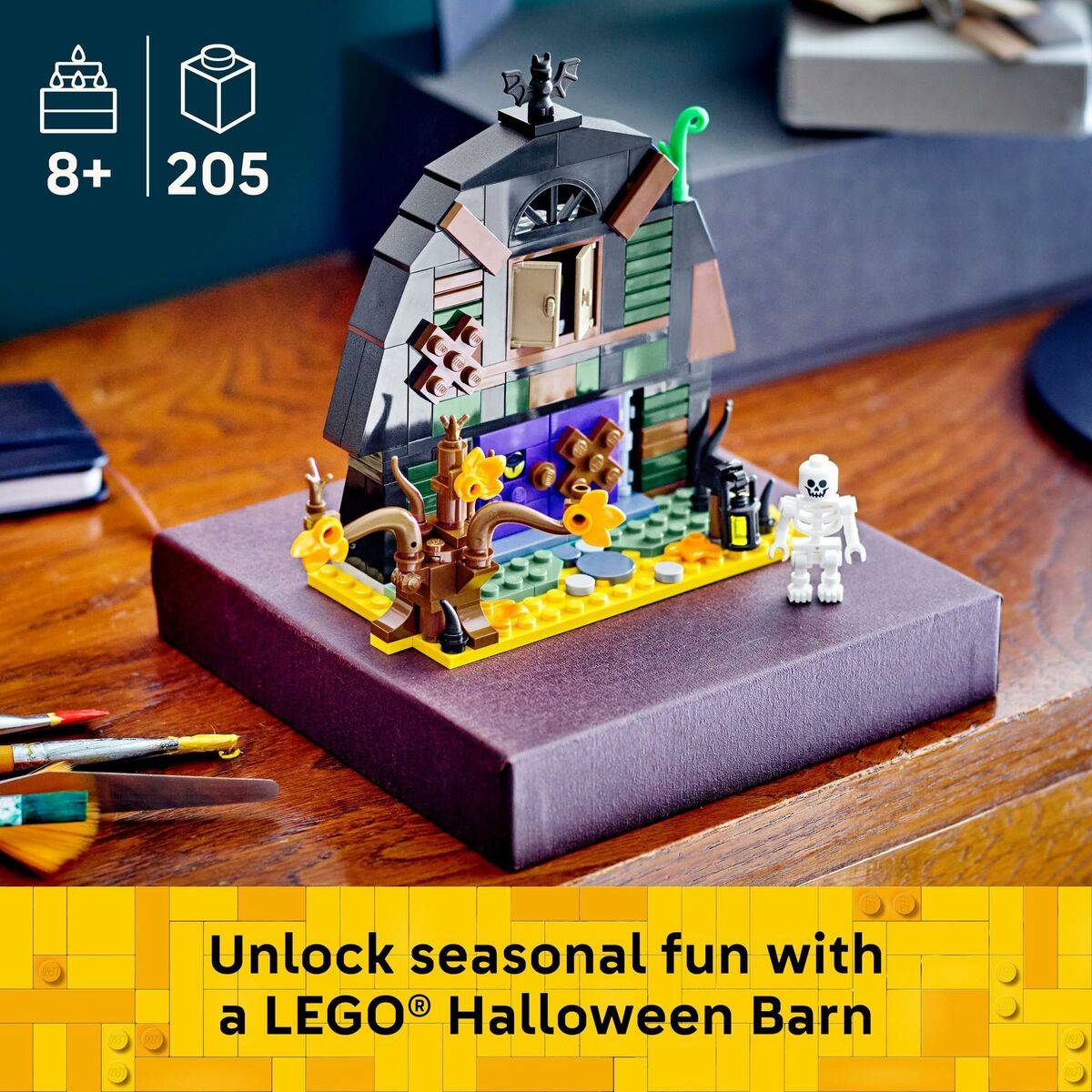 Set de Construcție Lego 40721 Halloween Barn 205 Piese