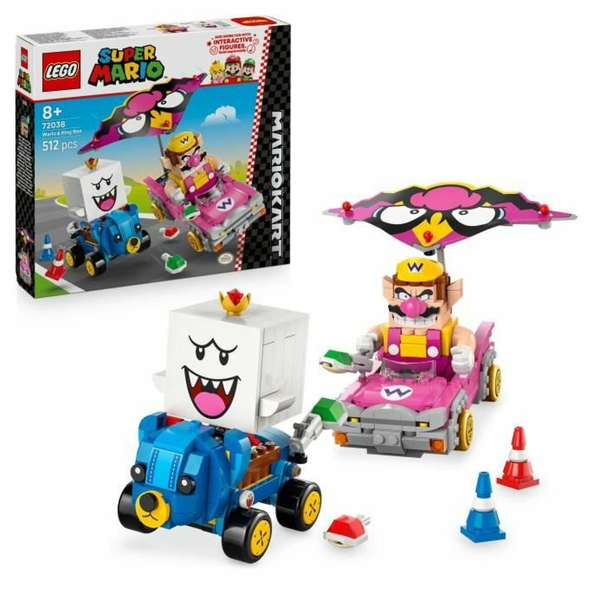 Set de Construcție Lego 72038 Wario and King Boo 512 Piese