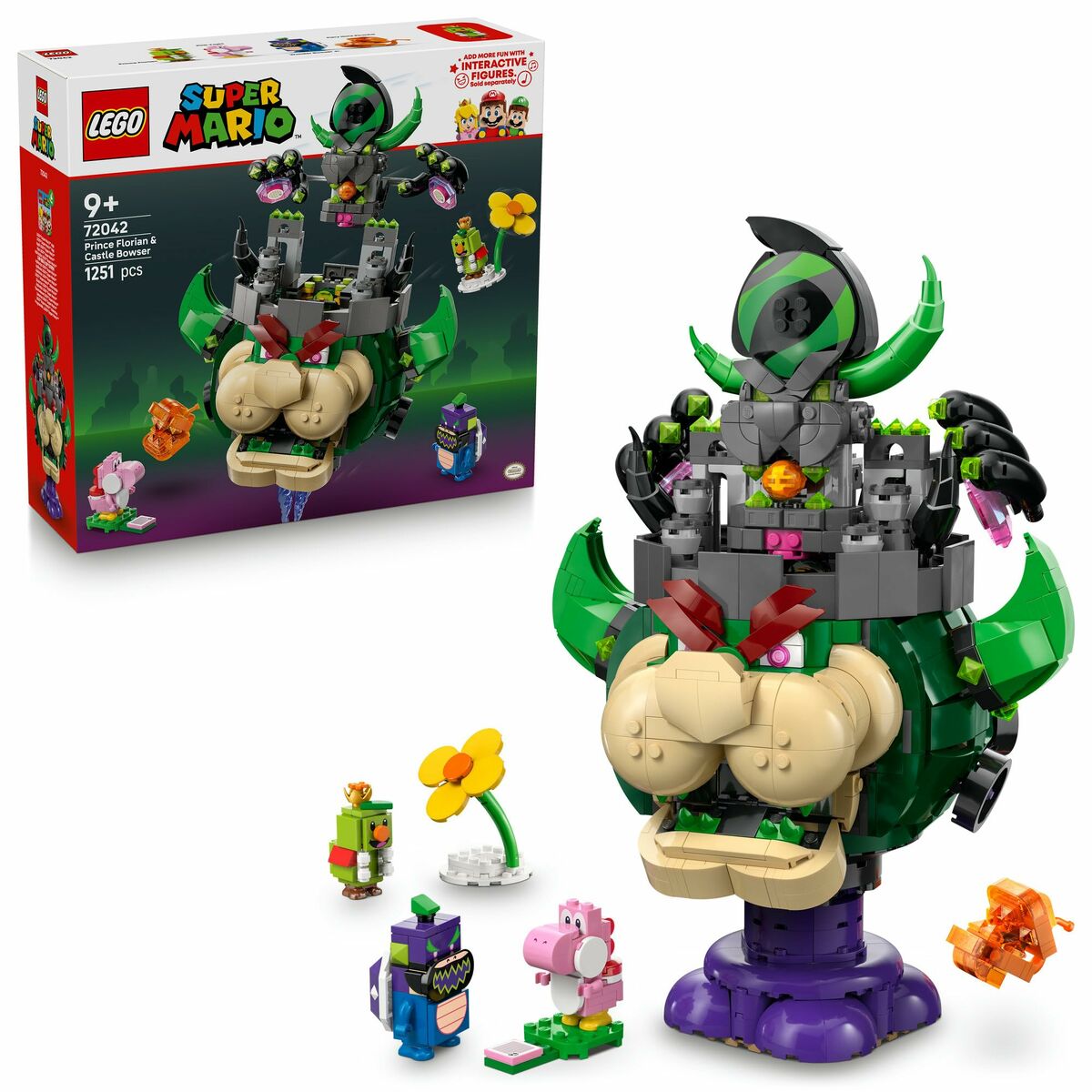 Set de Construcție Lego 72042 Prince Florian and Castle Bowser 1251 Piese