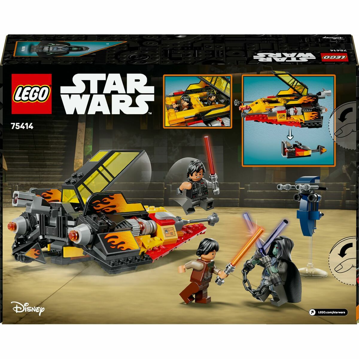 Set de Construcție Lego 75414 The Force Burner Snowspeeder 349 Piese