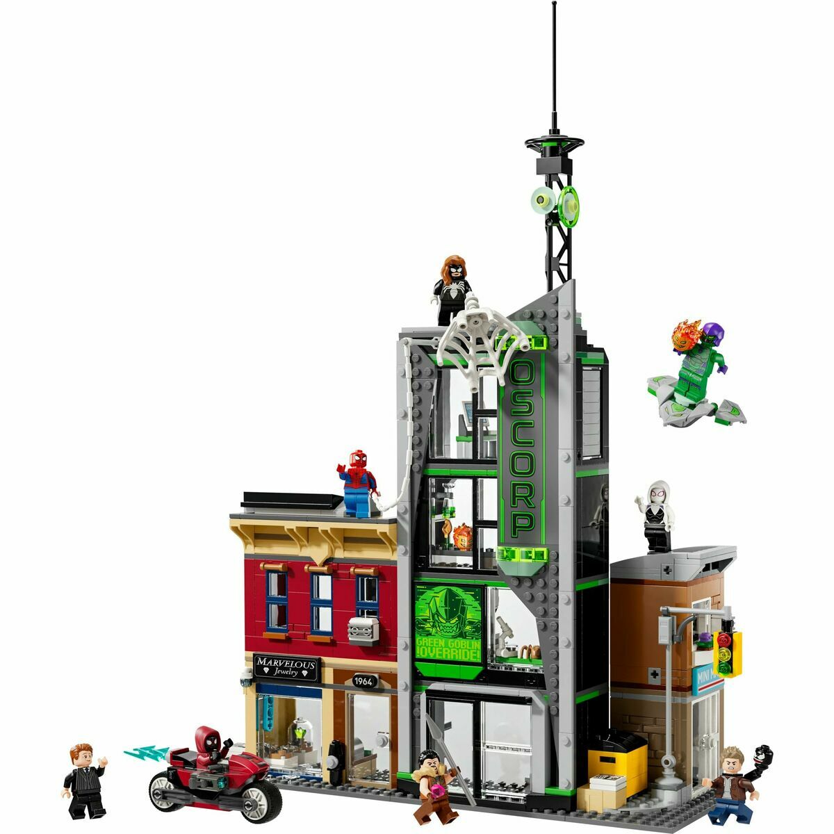 Set de Construcție Lego 76324 Spider-Man VS Oscorp 808 Piese