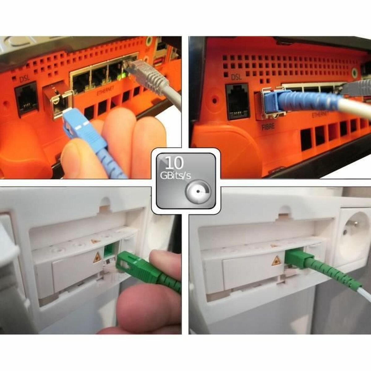 Cablu de fibra optica Lineaire Freebox 15 m