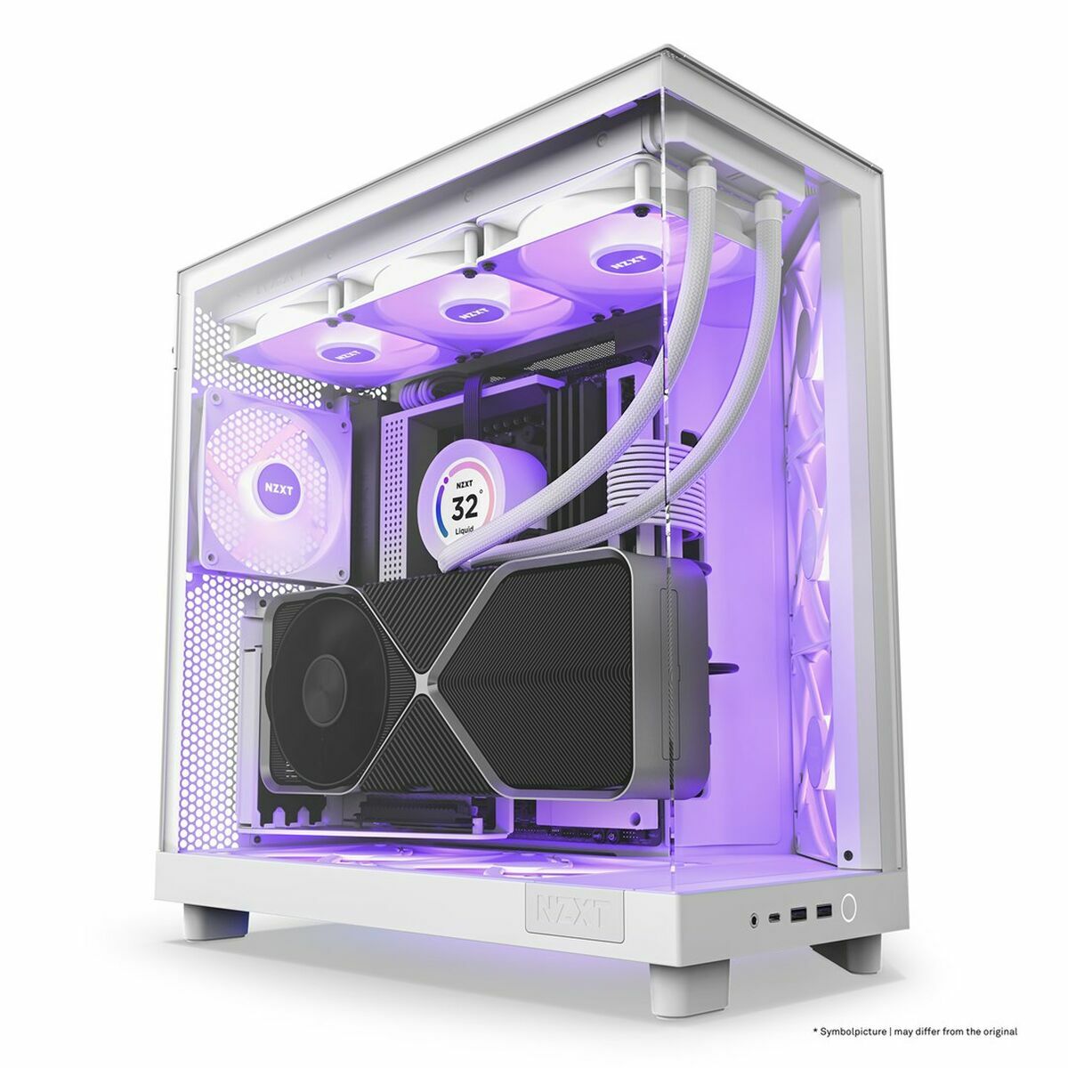 Unitate Semi-tower ATX NZXT CC-H61FW-R1 Alb